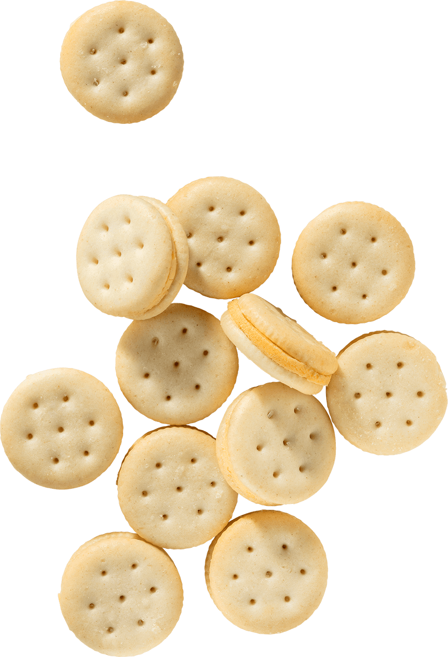 Snacking crackers